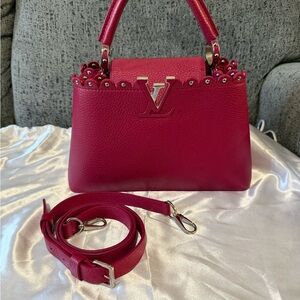 Louis Vuitton Capucines BB  with Silver Accents